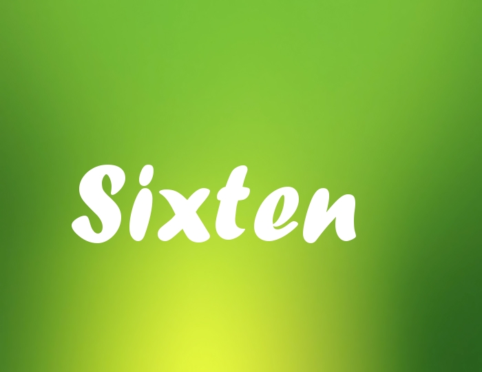 Bildern mit Namen Sixten Bildern mit Namen Sixten