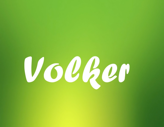 Bildern mit Namen Volker