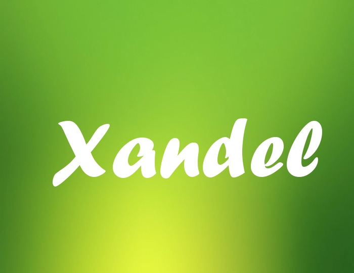 Bildern mit Namen Xandel