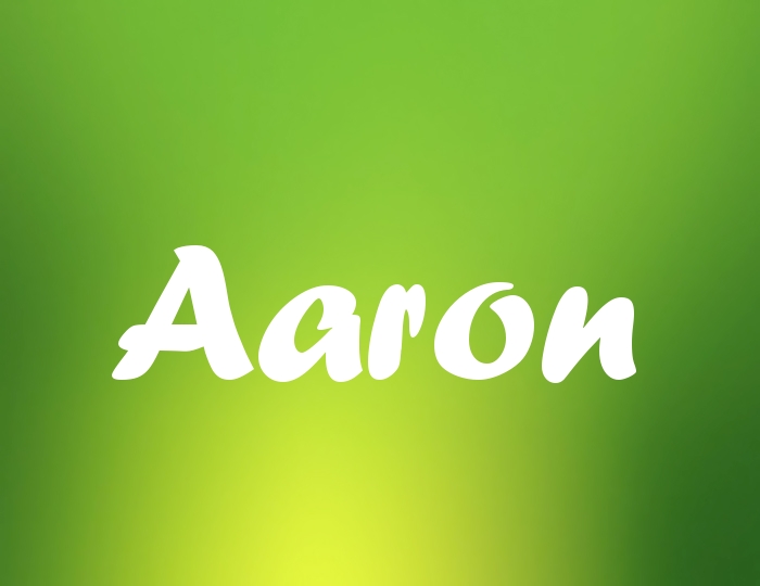 Bildern mit Namen Aaron
