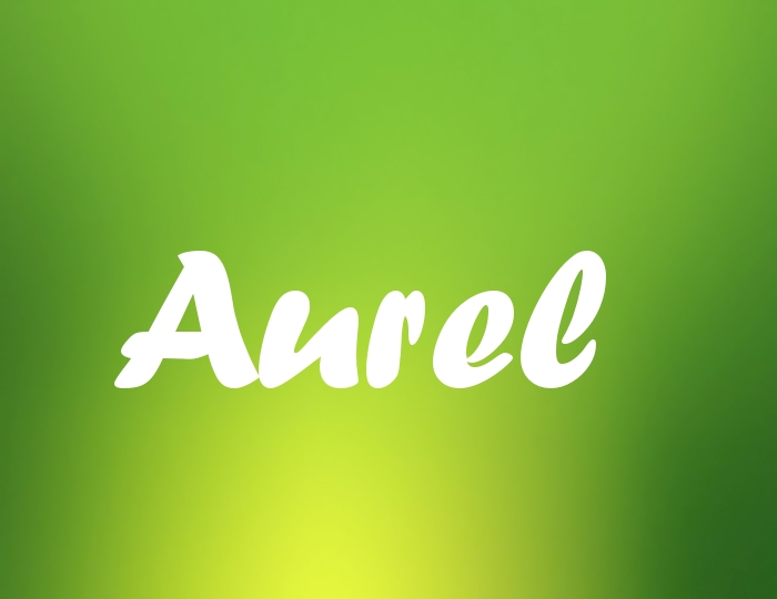 Bildern mit Namen Aurel
