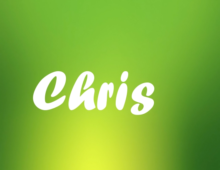 Bildern mit Namen Chris