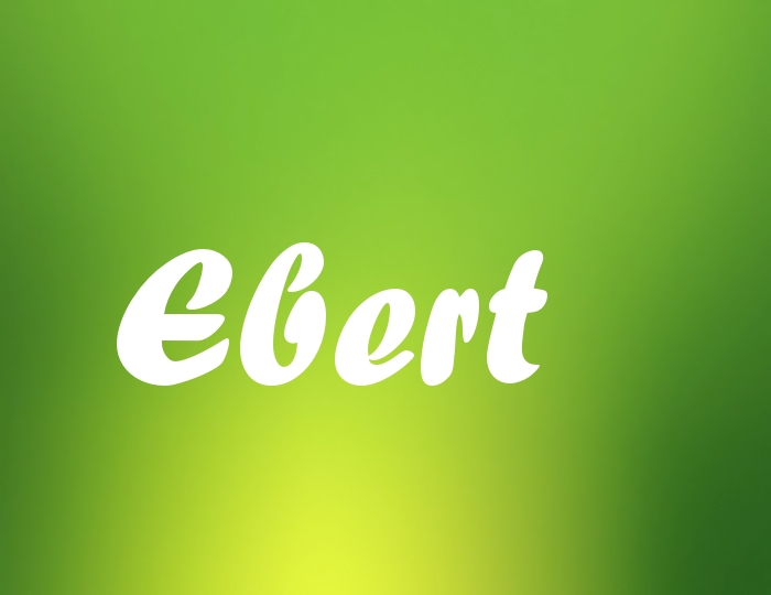 Bildern mit Namen Ebert