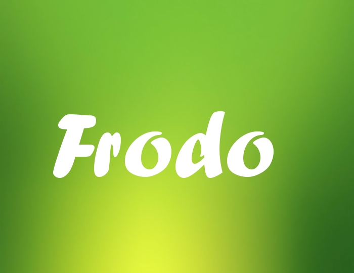 Bildern mit Namen Frodo