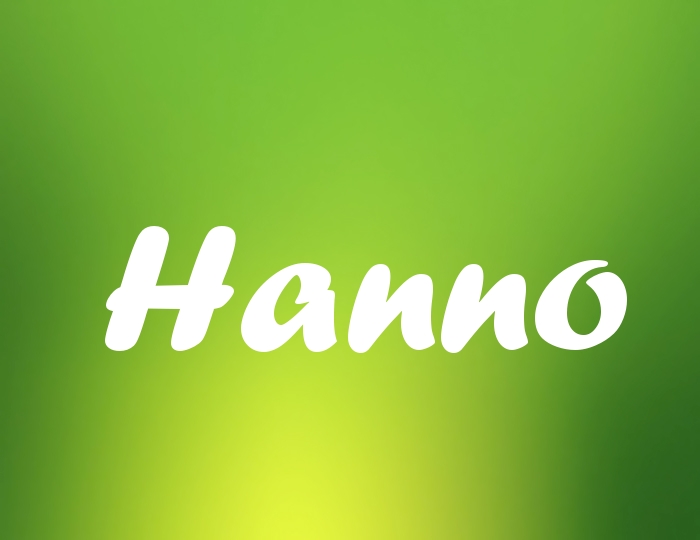 Bildern mit Namen Hanno Bildern mit Namen Hanno