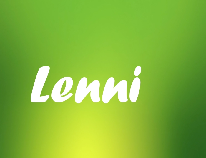 Bildern mit Namen Lenni Bildern mit Namen Lenni
