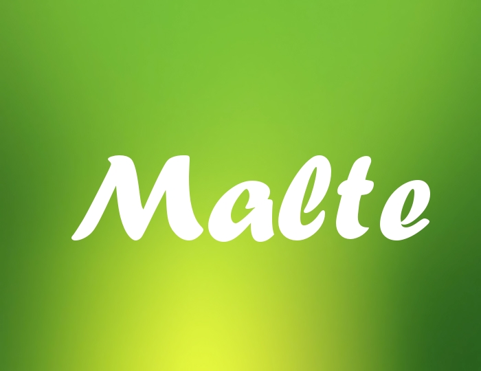 Bildern mit Namen Malte