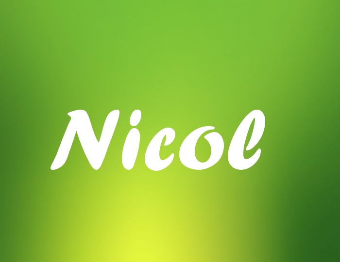 Bildern mit Namen Nicol