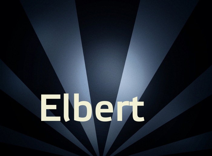 Bilder mit Namen Elbert