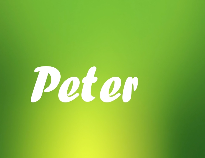 Bildern mit Namen Peter Bildern mit Namen Peter