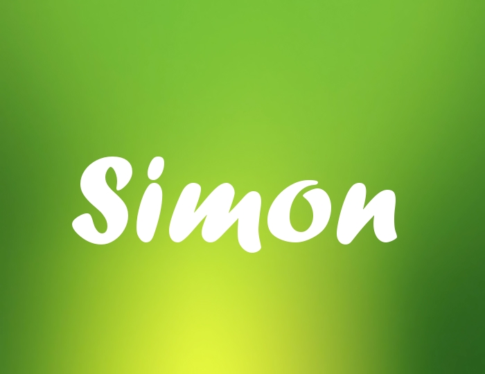 Bildern mit Namen Simon