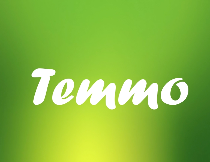 Bildern mit Namen Temmo Bildern mit Namen Temmo