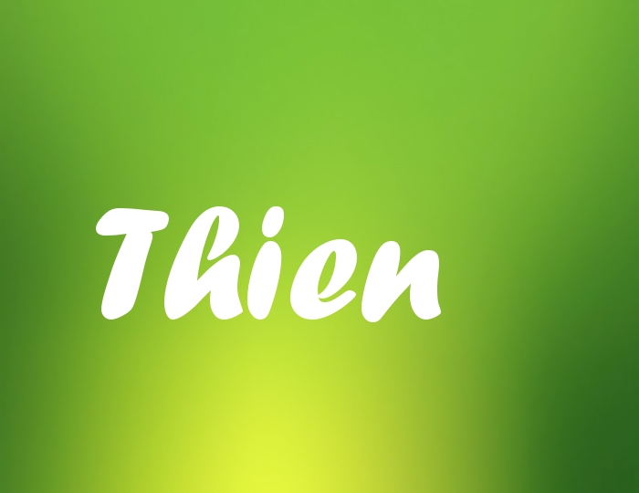 Bildern mit Namen Thien Bildern mit Namen Thien