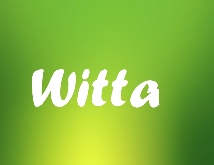 Bildern mit Namen Witta Bildern mit Namen Witta