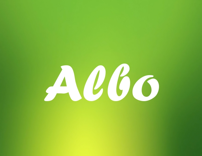 Bildern mit Namen Albo Bildern mit Namen Albo