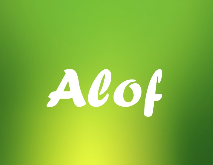 Bildern mit Namen Alof Bildern mit Namen Alof