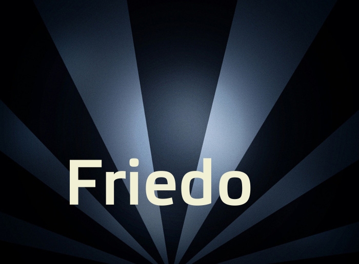 Bilder mit Namen Friedo