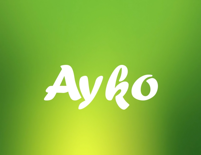 Bildern mit Namen Ayko Bildern mit Namen Ayko