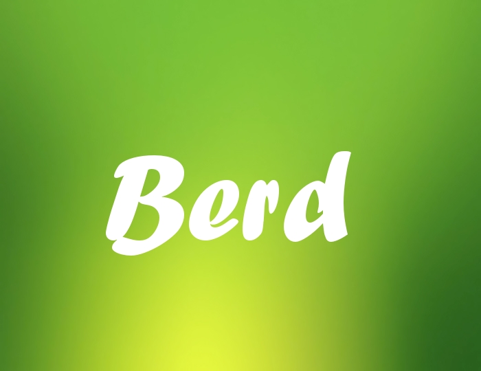 Bildern mit Namen Berd Bildern mit Namen Berd