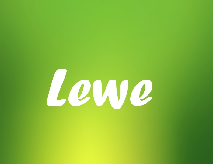 Bildern mit Namen Lewe