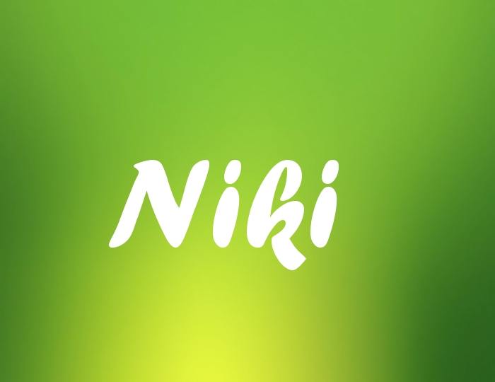 Bildern mit Namen Niki Bildern mit Namen Niki