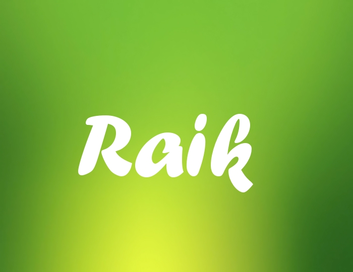 Bildern mit Namen Raik