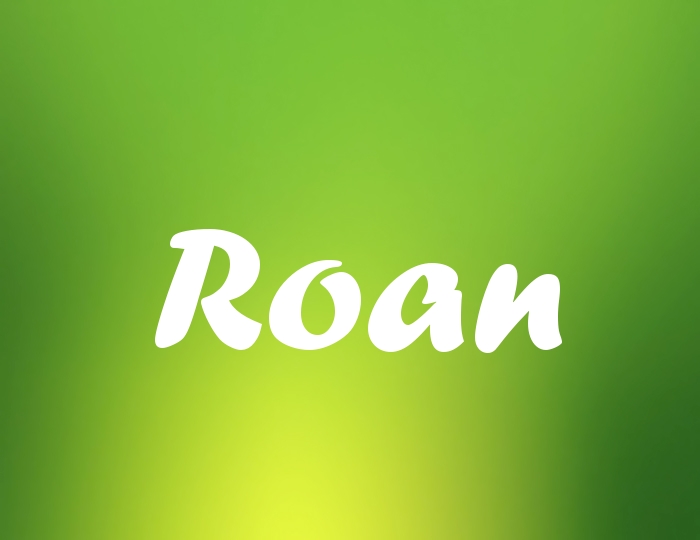 Bildern mit Namen Roan