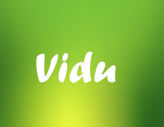 Bildern mit Namen Vidu Bildern mit Namen Vidu