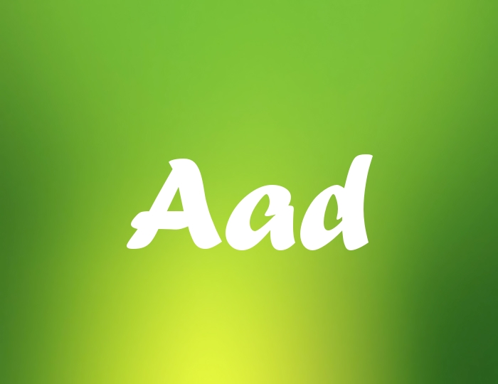 Bildern mit Namen Aad