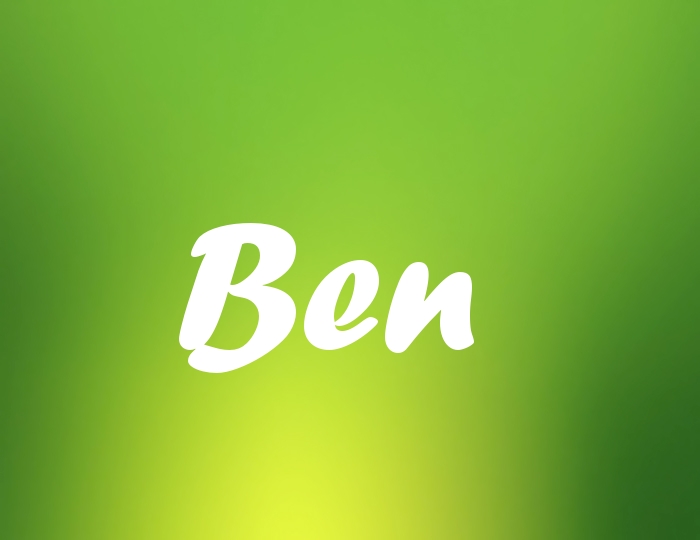 Bildern mit Namen Ben Bildern mit Namen Ben