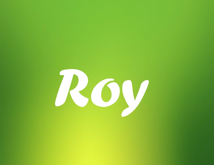 Bildern mit Namen Roy Bildern mit Namen Roy