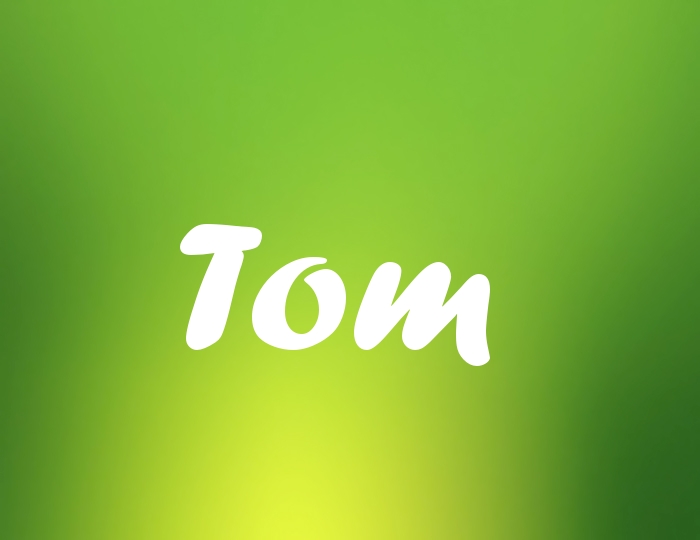 Bildern mit Namen Tom