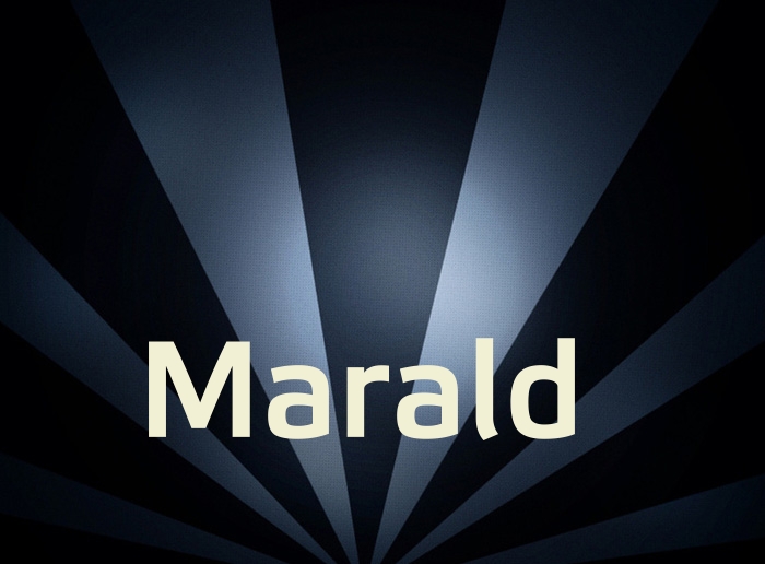Bilder mit Namen Marald