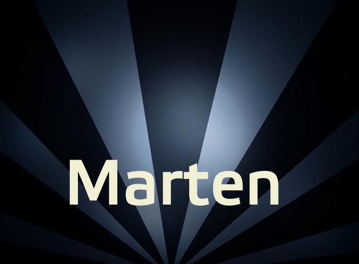 Bilder mit Namen Marten