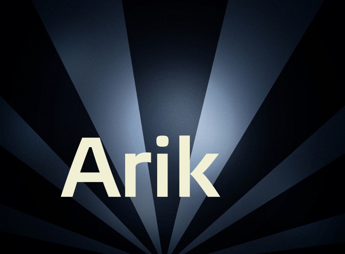 Bilder mit Namen Arik