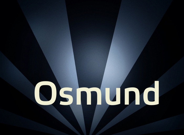 Bilder mit Namen Osmund