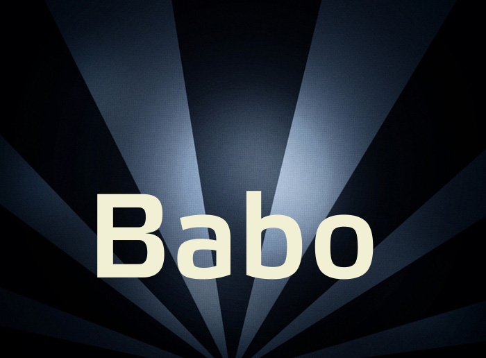 Bilder mit Namen Babo