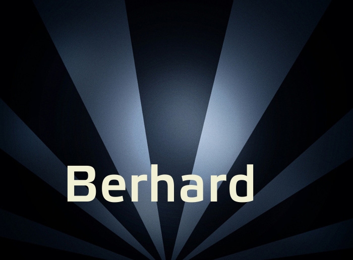 Bilder mit Namen Berhard Bilder mit Namen Berhard