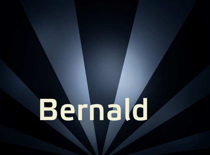 Bilder mit Namen Bernald