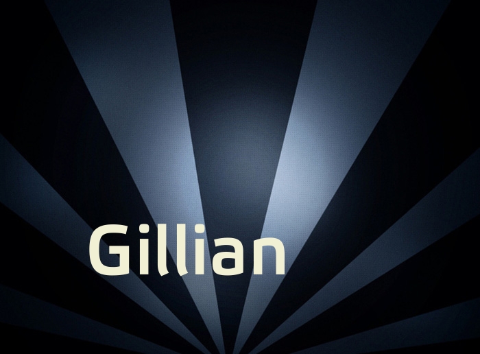 Bilder mit Namen Gillian