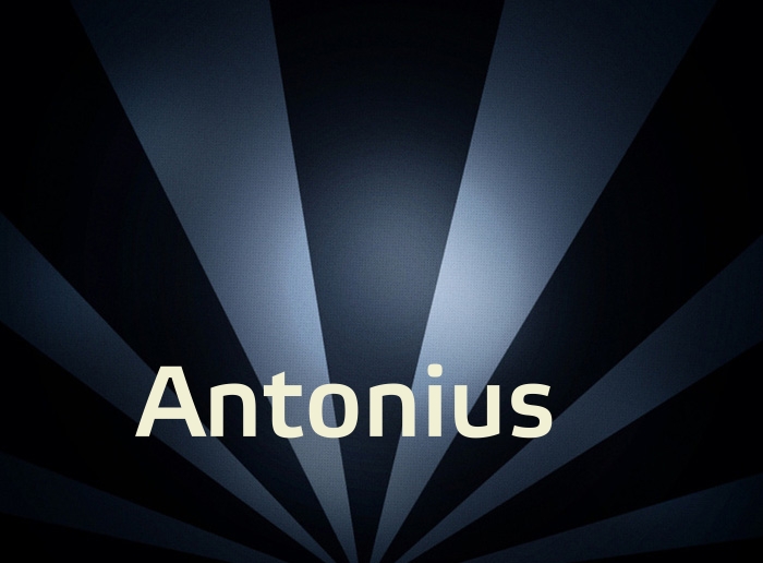 Bilder mit Namen Antonius