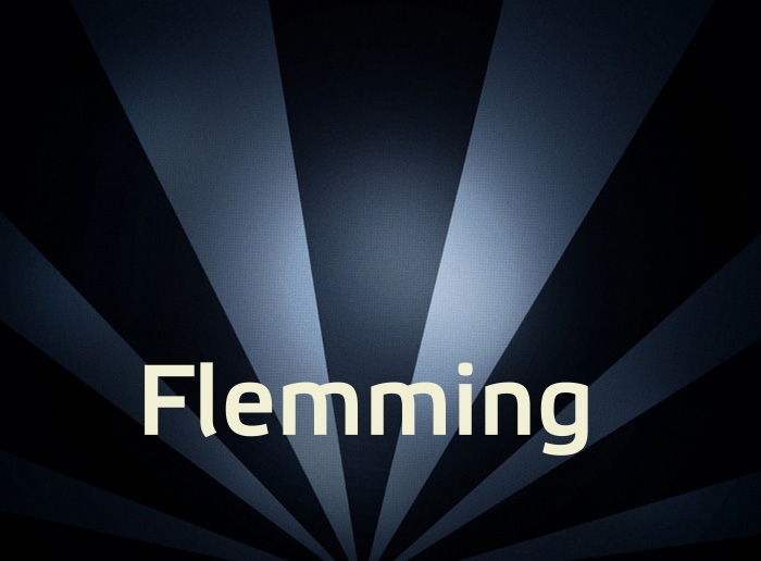 Bilder mit Namen Flemming