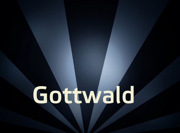 Bilder mit Namen Gottwald