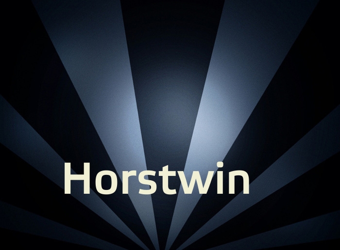 Bilder mit Namen Horstwin