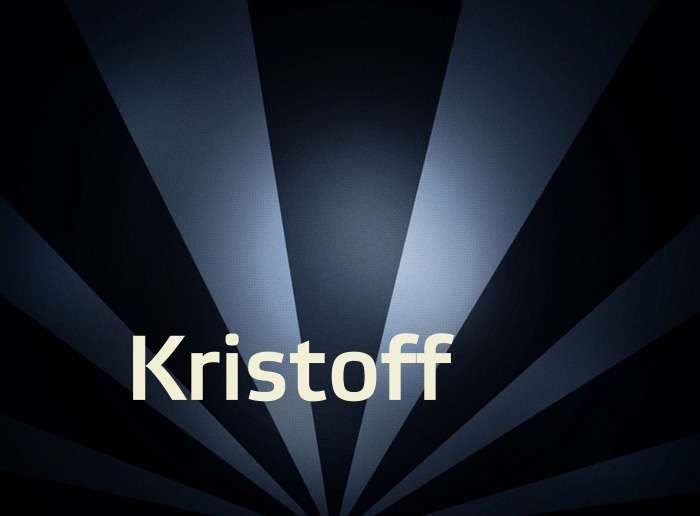 Bilder mit Namen Kristoff