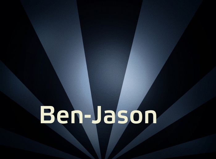 Bilder mit Namen Ben-Jason Bilder mit Namen Ben-Jason