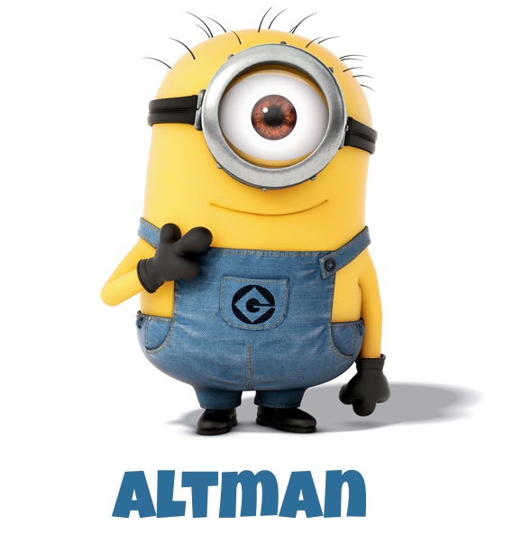 Avatar mit dem Bild eines Minions für Altman Avatar mit dem Bild eines Minions für Altman