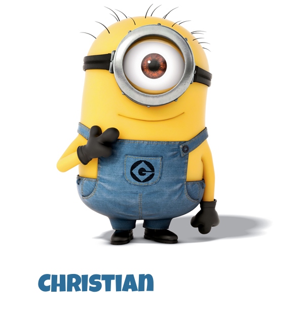 Avatar mit dem Bild eines Minions für Christian