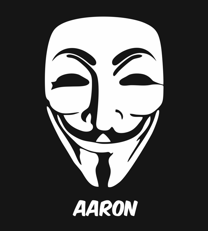 Bilder anonyme Maske namens Aaron