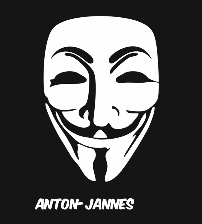 Bilder anonyme Maske namens Anton-Jannes